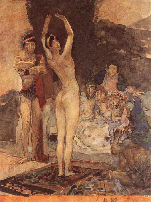 Mikhail Vrubel An Oriental Dance France oil painting art